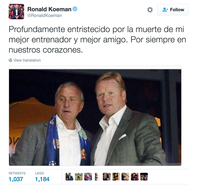 Thế giới bóng đá thương tiếc Johan Cruyff - ảnh 8