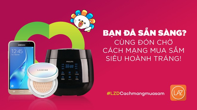 'Cách mạng mua sắm 2016' với ưu đãi cực sốc tại Lazada - ảnh 1
