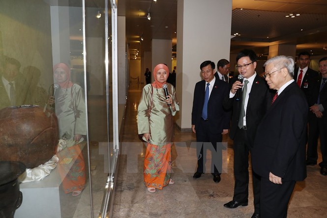 Hoạt động của Tổng Bí thư Nguyễn Phú Trọng tại Cộng hòa Indonesia - ảnh 6