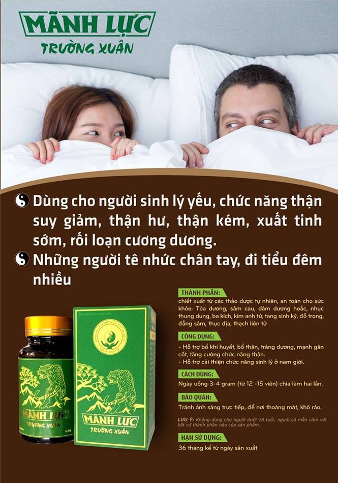 Mãnh lực Trường xuân - Cứu cánh cho đàn ông suy giảm sinh lý - ảnh 2