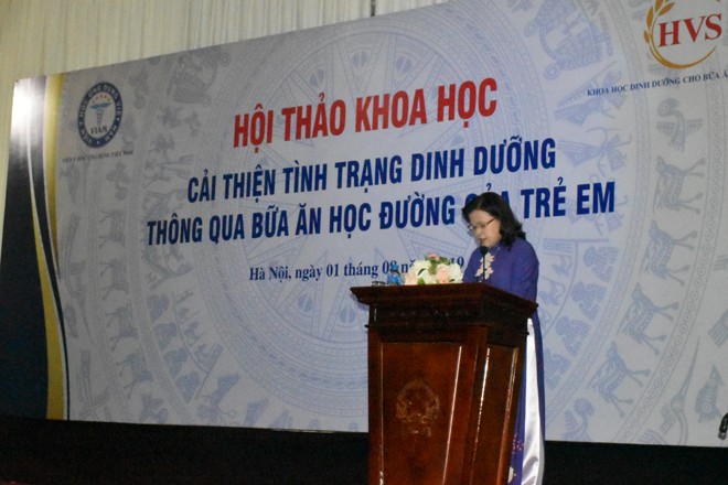 Cải thiện tình trạng dinh dưỡng thông qua bữa ăn học đường của trẻ em - ảnh 1