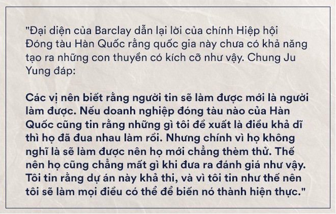 Chủ tịch Huyndai ‘quyết chiến’ ở trận đánh thứ năm - dự án Cảng đóng tàu Ulsan - ảnh 3
