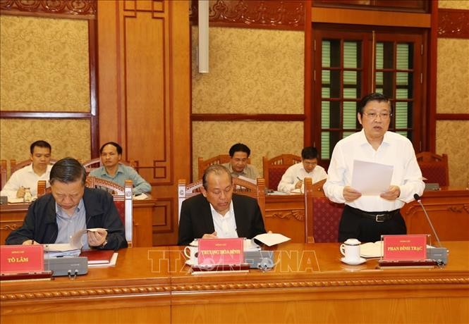 Tổng Bí thư, Chủ tịch nước chủ trì họp Thường trực Ban Chỉ đạo Trung ương về phòng, chống tham nhũng - ảnh 6