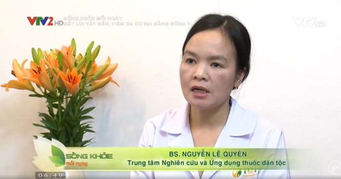 Bác sĩ Lệ Quyên chia sẻ giải pháp điều trị vảy nến, viêm da cơ địa trên VTV2 - ảnh 2