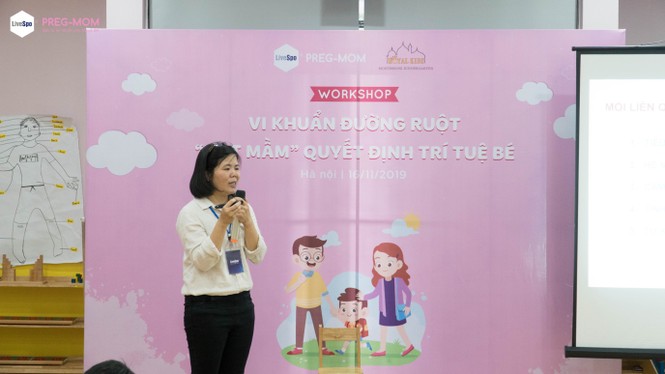 Chuỗi workshop 'Vi khuẩn đường ruột - Hạt mầm quyết định trí tuệ bé' - ảnh 1