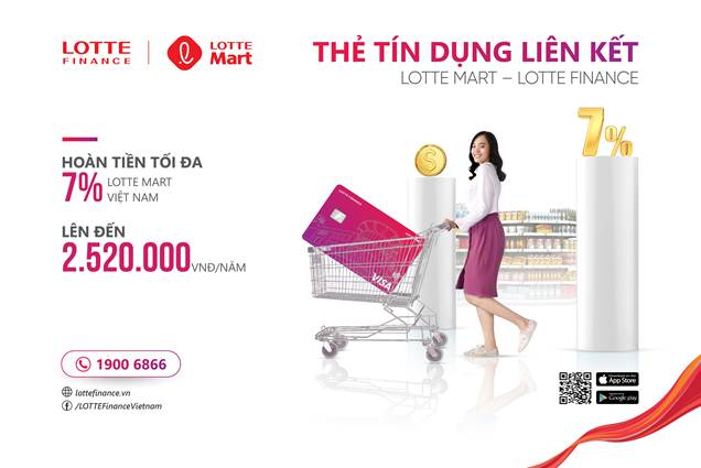 Ưu đãi hoàn tiền lên tới 7% khi chi tiêu tại Lotte Mart - ảnh 2