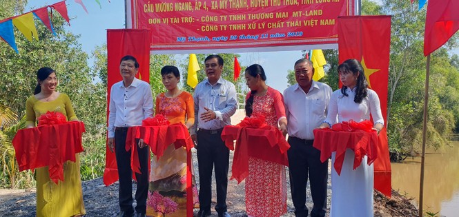 VWS hỗ trợ xây cầu giao thông nông thôn ở Long An - ảnh 5