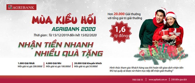 Mùa kiều hối Agribank 2020, nhận tiền nhanh – nhiều quà tặng - ảnh 1
