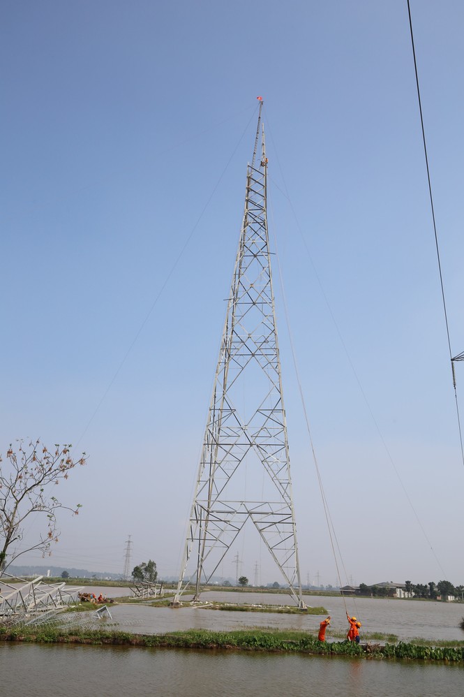 Đường dây 500kV Thường Tín – Tây Hà Nội: Chờ gỡ nút thắt giải phóng mặt bằng - ảnh 1