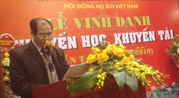 Cộng đồng họ Bùi Việt Nam: Vinh danh khuyến học, khuyến tài năm 2019 - ảnh 2