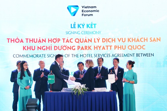 Bim Land và Hyatt ký kết thỏa thuận hợp tác ở diễn đàn cấp cao du lịch VN 2019 - ảnh 2