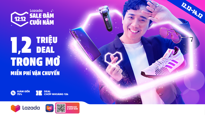 Nhiều ưu đãi trong Lễ hội mua sắm cuối năm 12.12 trên Lazada - ảnh 1