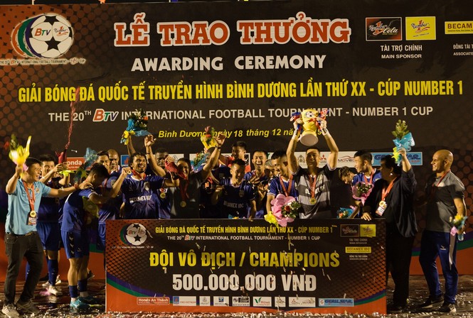 CLB B.Bình Dương giành chức vô địch Giải bóng đá Quốc tế Cúp Number 1 - ảnh 2