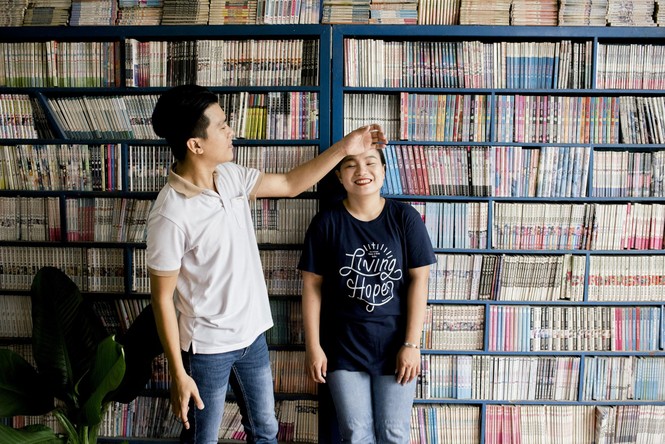 Cảm động câu chuyện 'ngôn tình' của đôi vợ chồng tài xế Grab - ảnh 3