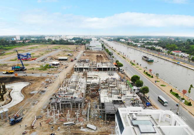 Hậu Giang: Bất động sản Vị Thanh đang 'hút mạnh' dòng tiền đầu tư dịp cuối năm - ảnh 1