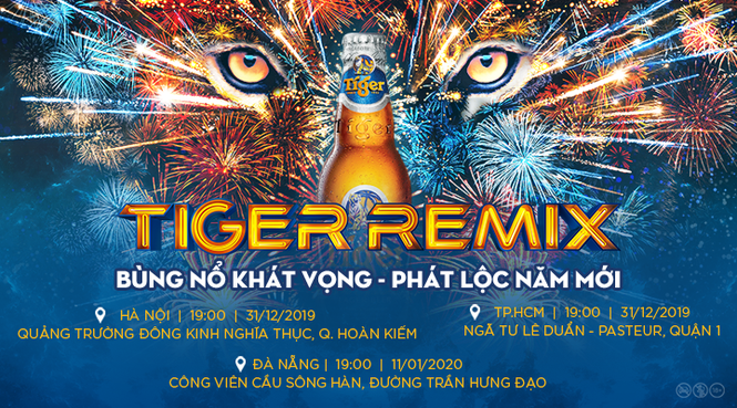 Đánh dấu năm mới ‘nổ tung’ với ‘cơn bão âm nhạc’ Tiger Remix 2020 - ảnh 1