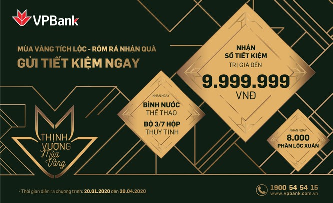 Chào xuân, Ngân hàng “tung” quà tặng cho khách hàng gửi tiết kiệm - ảnh 1
