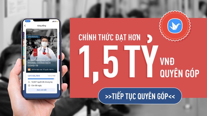 Người dùng VinID ủng hộ phòng, chống COVID-19 hơn 1,5 tỷ đồng sau 1 tuần quyên góp - ảnh 1