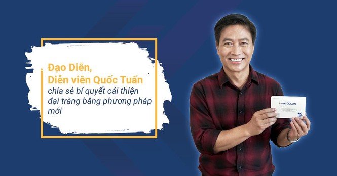 Đạo diễn, diễn viên Quốc Tuấn chia sẻ bí quyết cải thiện đại tràng bằng phương pháp mới - ảnh 1