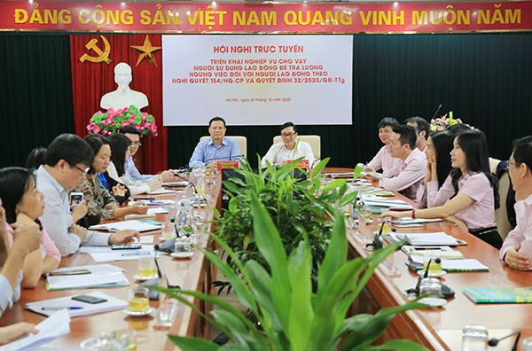 Hội nghị trực tuyến triển khai nghiệp vụ cho vay người sử dụng lao động - ảnh 3
