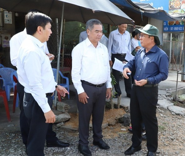 Bí thư Bình Dương thị sát các dự án trọng điểm mang tính đột phá - ảnh 1