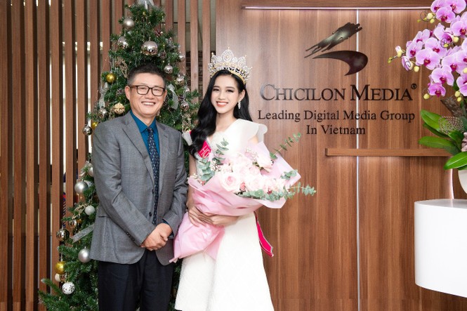 Top 3 Hoa Hậu Việt Nam 2020 giao lưu cùng Chicilon Media - ảnh 1