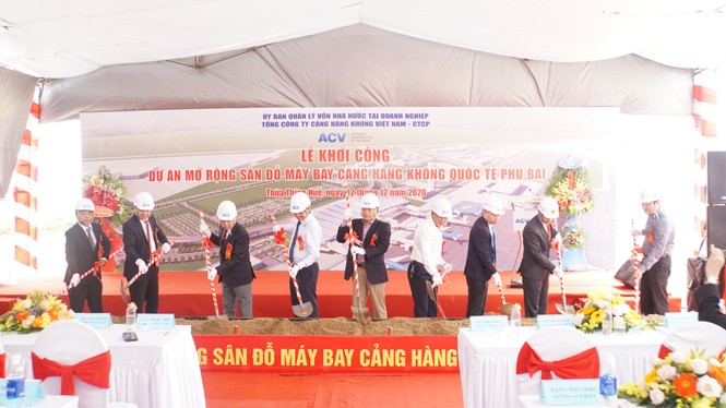Cienco 4 bắt đầu thi công gói thầu gần 500 tỷ đồng tại sân bay Phú Bài - ảnh 1
