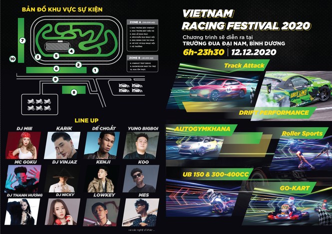Xem đua xe, nghe Rap, EDM chuẩn quốc tế đầu tiên tại Việt Nam - ảnh 2