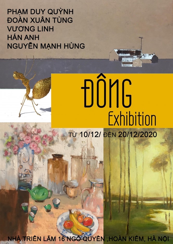 Triển lãm 'Đông' của 5 họa sĩ - ảnh 1