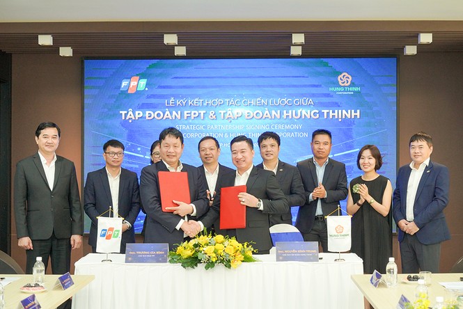 Tập đoàn Hưng Thịnh ký kết hợp tác chiến lược cùng Tập đoàn FPT - ảnh 1
