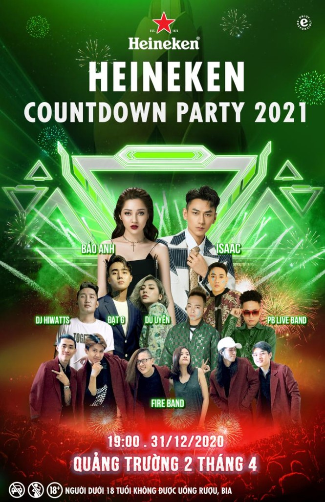 Ngàn 'sao' hội tụ tại đại tiệc âm nhạc Heineken Countdown - ảnh 2