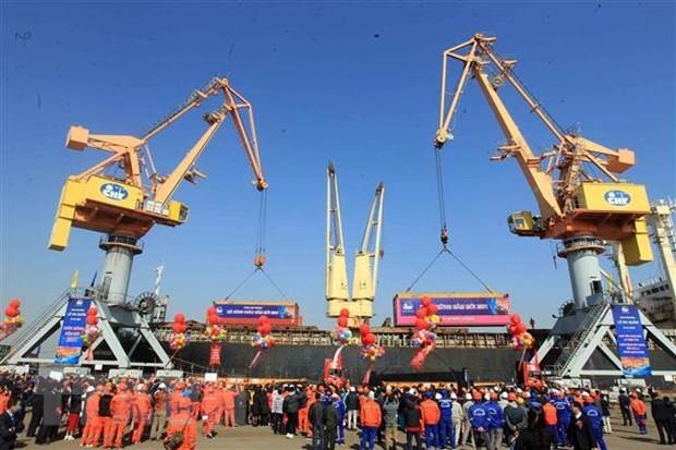 Các cảng biển VIMC đón những tấn hàng đầu năm 2021 - ảnh 2