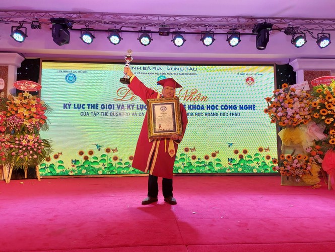 Công ty Busadco và ông Hoàng Đức Thảo đón nhận kỷ lục thế giới về Khoa học công nghệ - ảnh 2