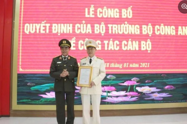 Bổ nhiệm phó giám đốc Công an tỉnh Nghệ An - ảnh 1