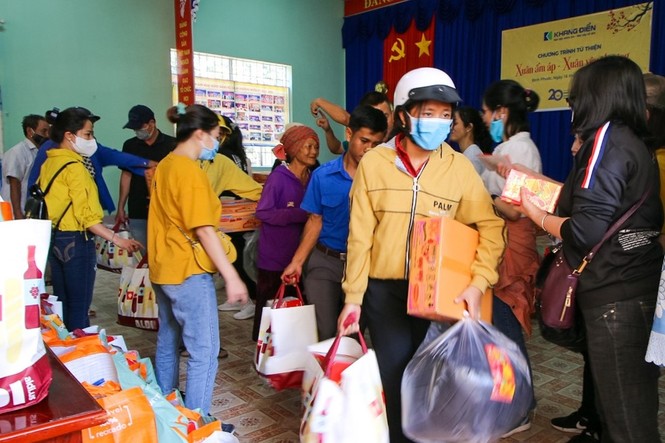 Khang Điền mang xuân yêu thương đến người dân xã An Khương, huyện Hớn Quản, tỉnh Bình Phước - ảnh 1