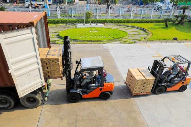 Vinamilk ‘xông đất’ 2021 với lô hàng lớn gồm sữa hạt và sữa đặc xuất khẩu đi Trung Quốc - ảnh 3