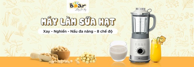 Gia dụng Bear hot top 3 Trung Quốc có đại lý chính hãng tại Việt Nam - ảnh 1