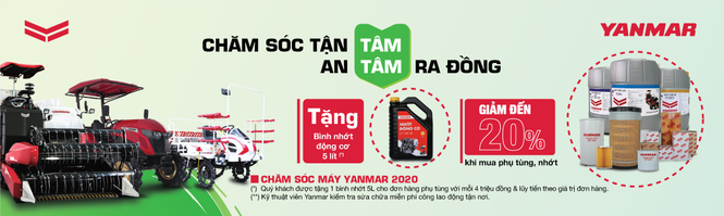 Chiến dịch chăm sóc máy YANMAR 2020: sửa chữa tận nhà miễn phí hoàn toàn công sửa chữa, ứng dụng công nghệ 4.0 - ảnh 1