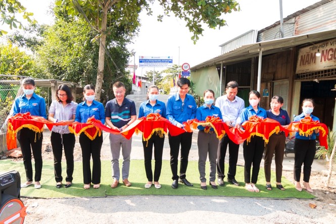 Khang Điền trao tặng 2 cây cầu nông thôn tại tỉnh Tiền Giang - ảnh 2