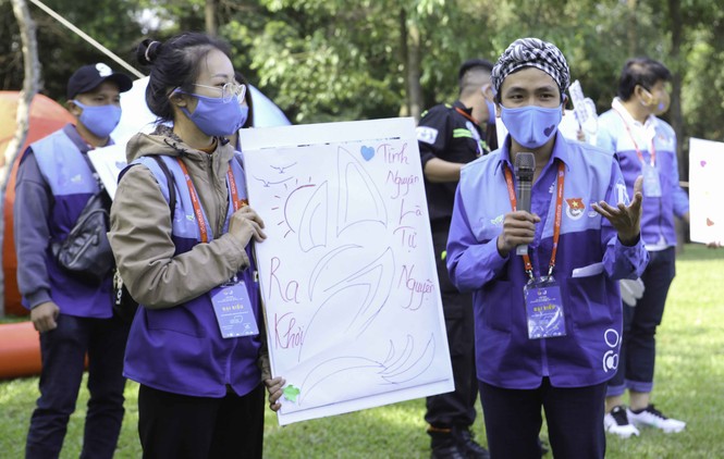 100 thủ lĩnh tình nguyện tham gia chương trình trại tình nguyện 2020. - ảnh 10