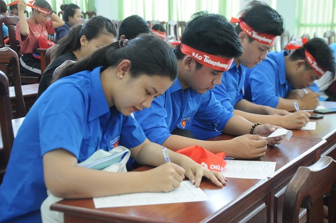 Hàng trăm bạn trẻ có mặt từ sớm tham gia Chủ Nhật Đỏ tại Kiên Giang - ảnh 5