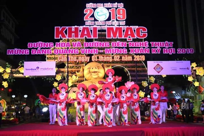Hàng chục nghìn người thưởng ngoạn đường hoa Cần Thơ - ảnh 2