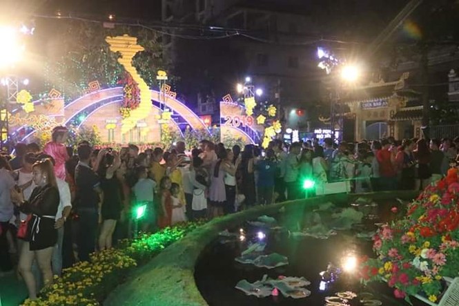 Hàng chục nghìn người thưởng ngoạn đường hoa Cần Thơ - ảnh 3