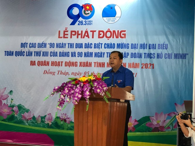 Đồng Tháp phát động 90 ngày thi đua mừng sinh nhật Đoàn - ảnh 2