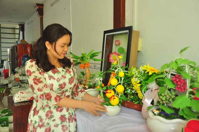 Tình yêu hoa từ đất sét của nữ thạc sỹ 9X ở Cần Thơ - ảnh 3