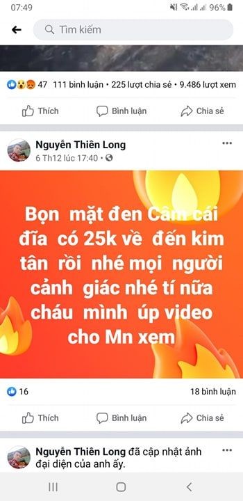Xử phạt hành chính người tung tin 'người bôi mặt đen đi xin tiền' - ảnh 1