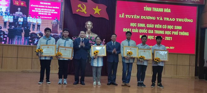 Thanh Hoá vươn lên thứ 5 số học sinh giỏi quốc gia THPT - ảnh 1