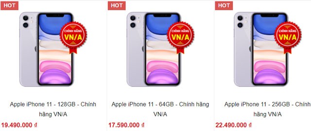 iPhone 11 xuống giá kỷ lục tại Việt Nam - ảnh 1