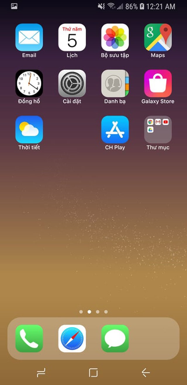 Cách đưa giao diện iOS 14 lên smartphone Android - ảnh 3