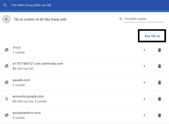 Cách xóa Cookie trên Google Chrome - ảnh 5